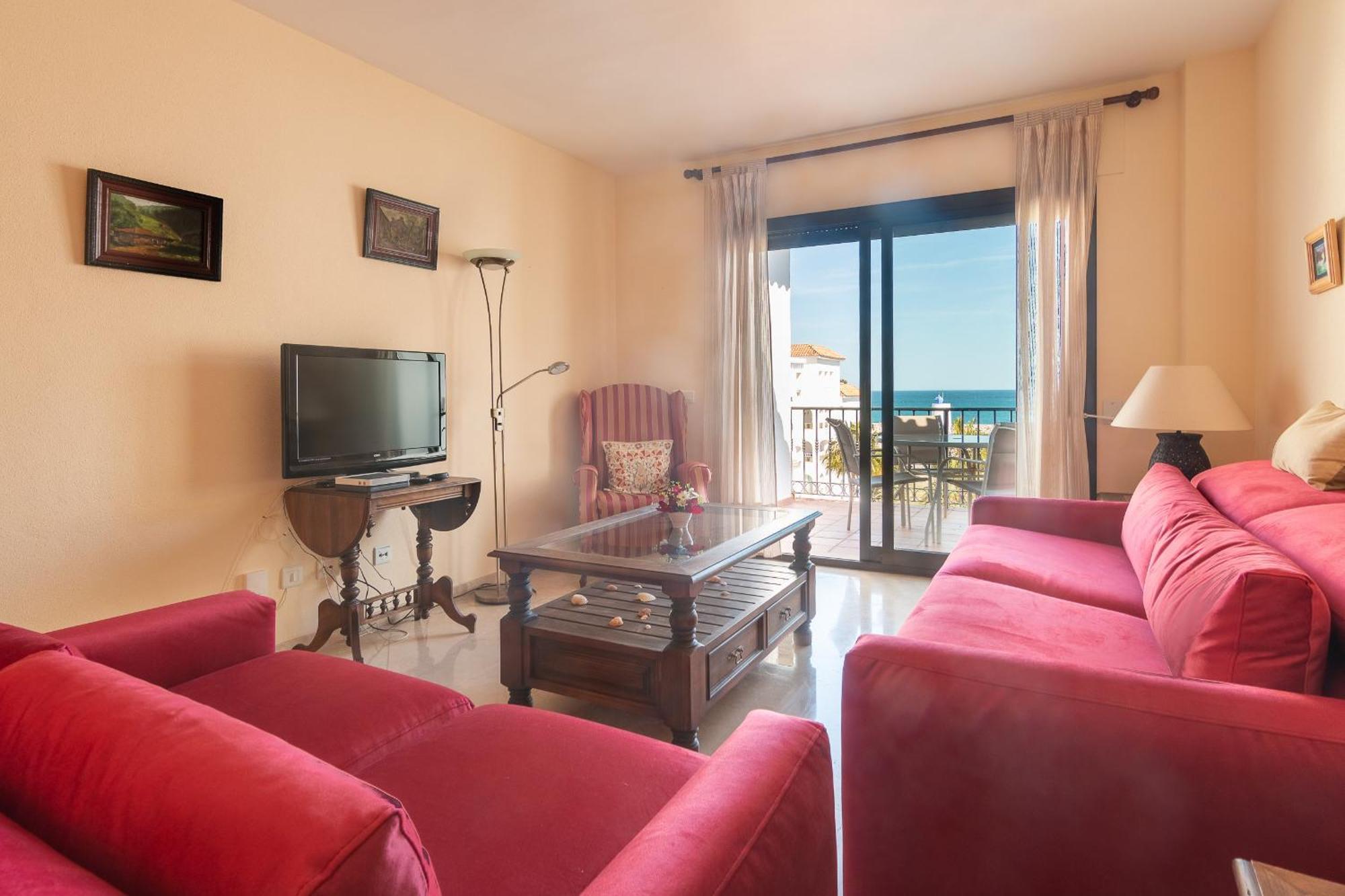 2233-Lovely 2 Bedrooms On The Beach, Pool And Port マニルバ エクステリア 写真